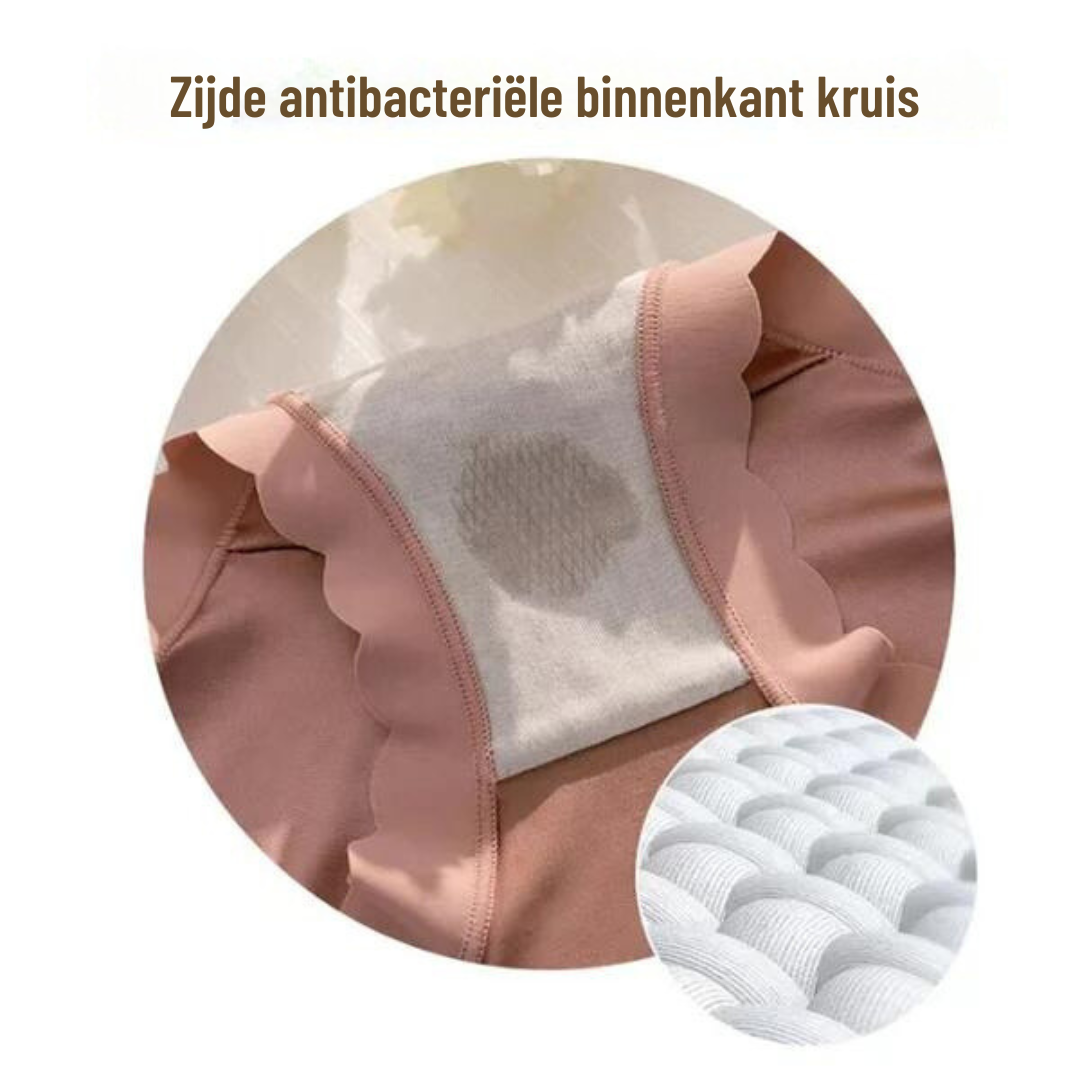 MONDIALLY™ | Premium Satijn Antibacteriële Silk Vochtabsorberende Slips Koop 1 krijg 2 Gratis