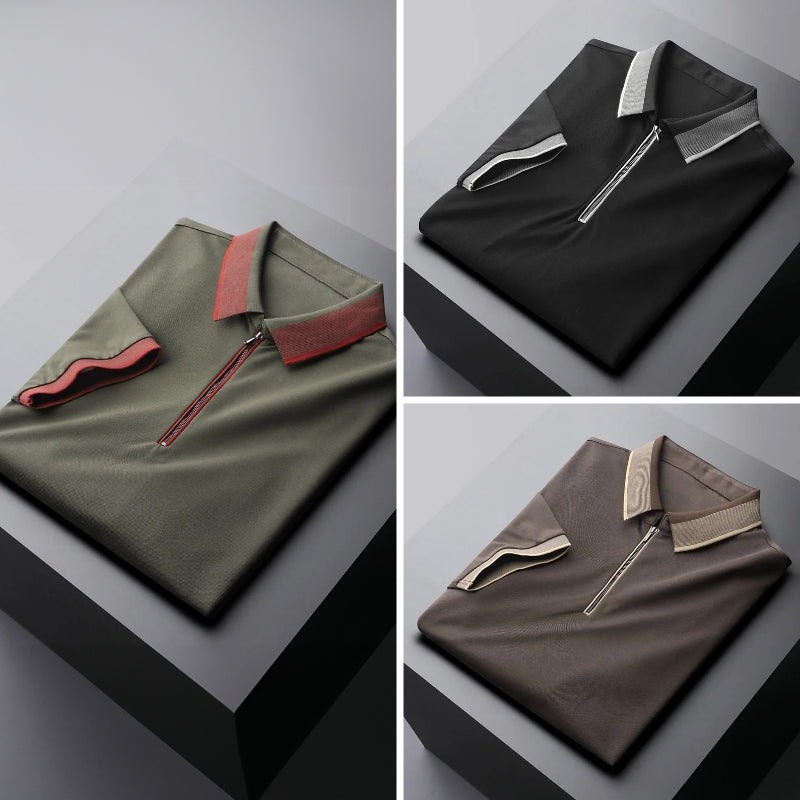 NEVOLI™ | Felix Grant Moerbei Poloshirt