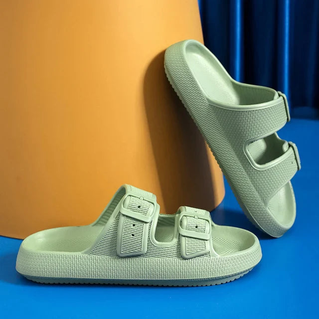 MONDIALLY™ |  CloudWalk Ultra Dikke Platform Slippers