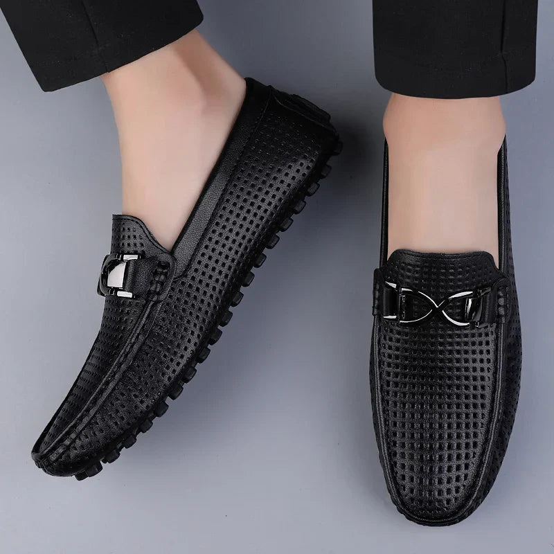 NEVOLI™ | Beaumont Leren Loafers