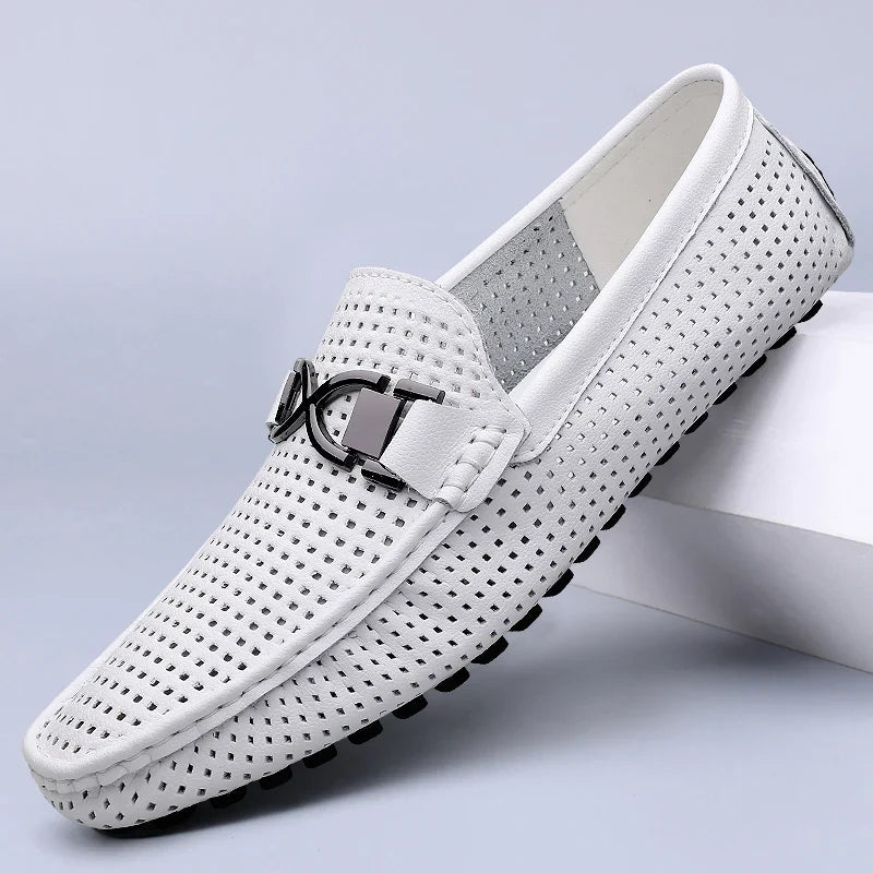 NEVOLI™ | Beaumont Leren Loafers