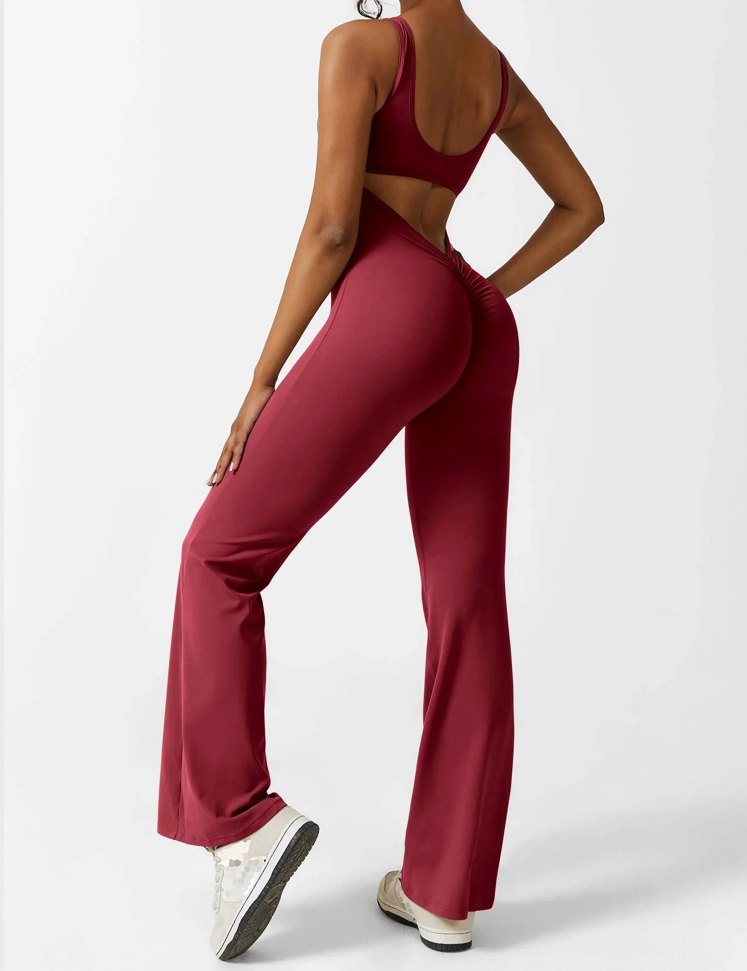 Mondially™ | Zomerse jumpsuit met elegante V-rug