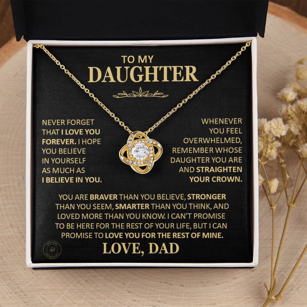 Forever Daddy's Girl™ | "Vergeet nooit dat ik van je hou" Ketting