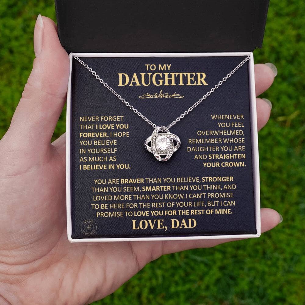 Forever Daddy's Girl™ | "Vergeet nooit dat ik van je hou" Ketting