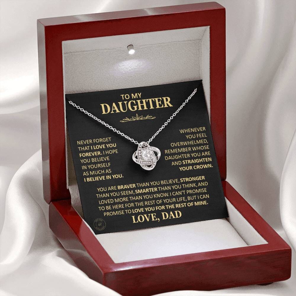 Forever Daddy's Girl™ | "Vergeet nooit dat ik van je hou" Ketting