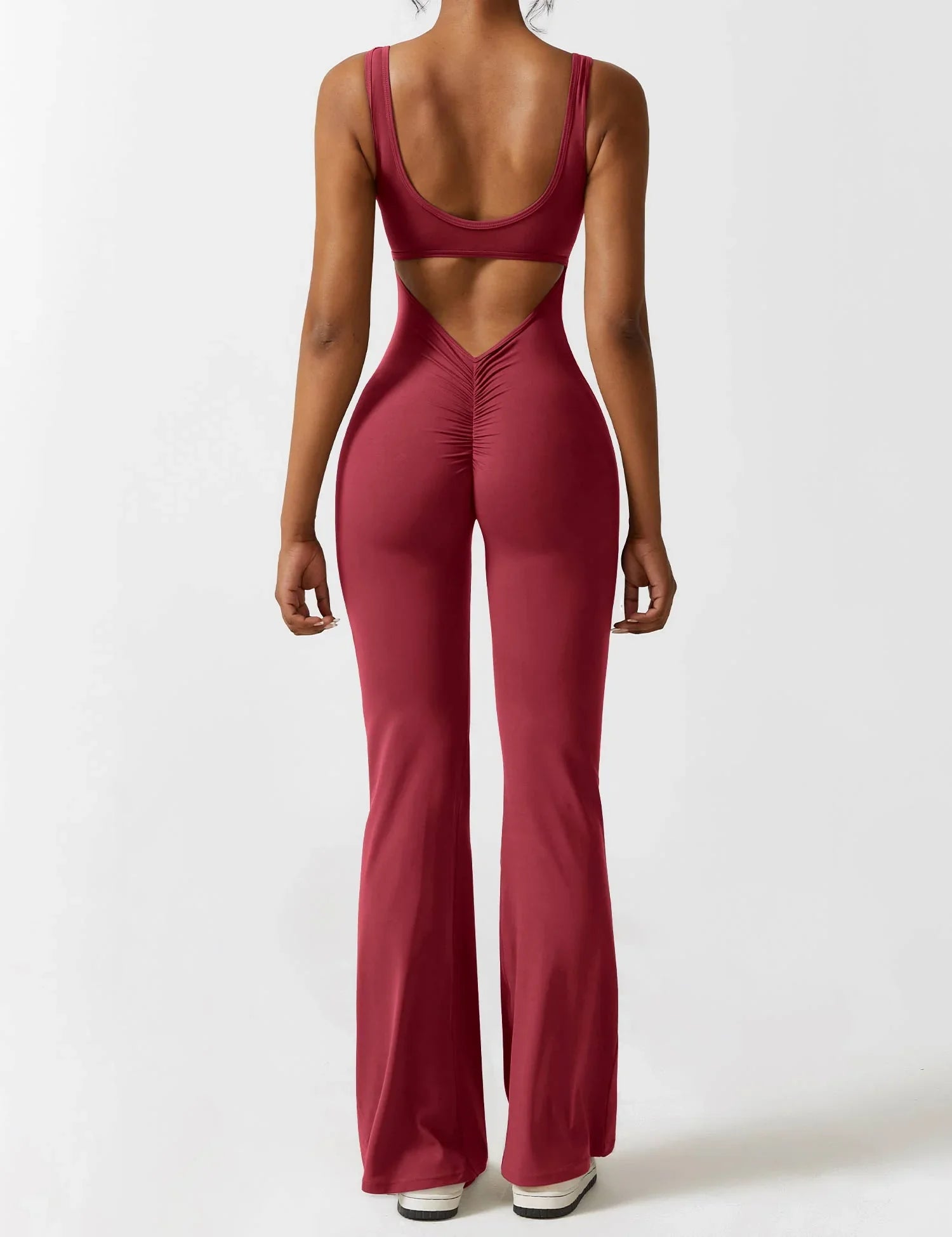 Mondially™ | Zomerse jumpsuit met elegante V-rug